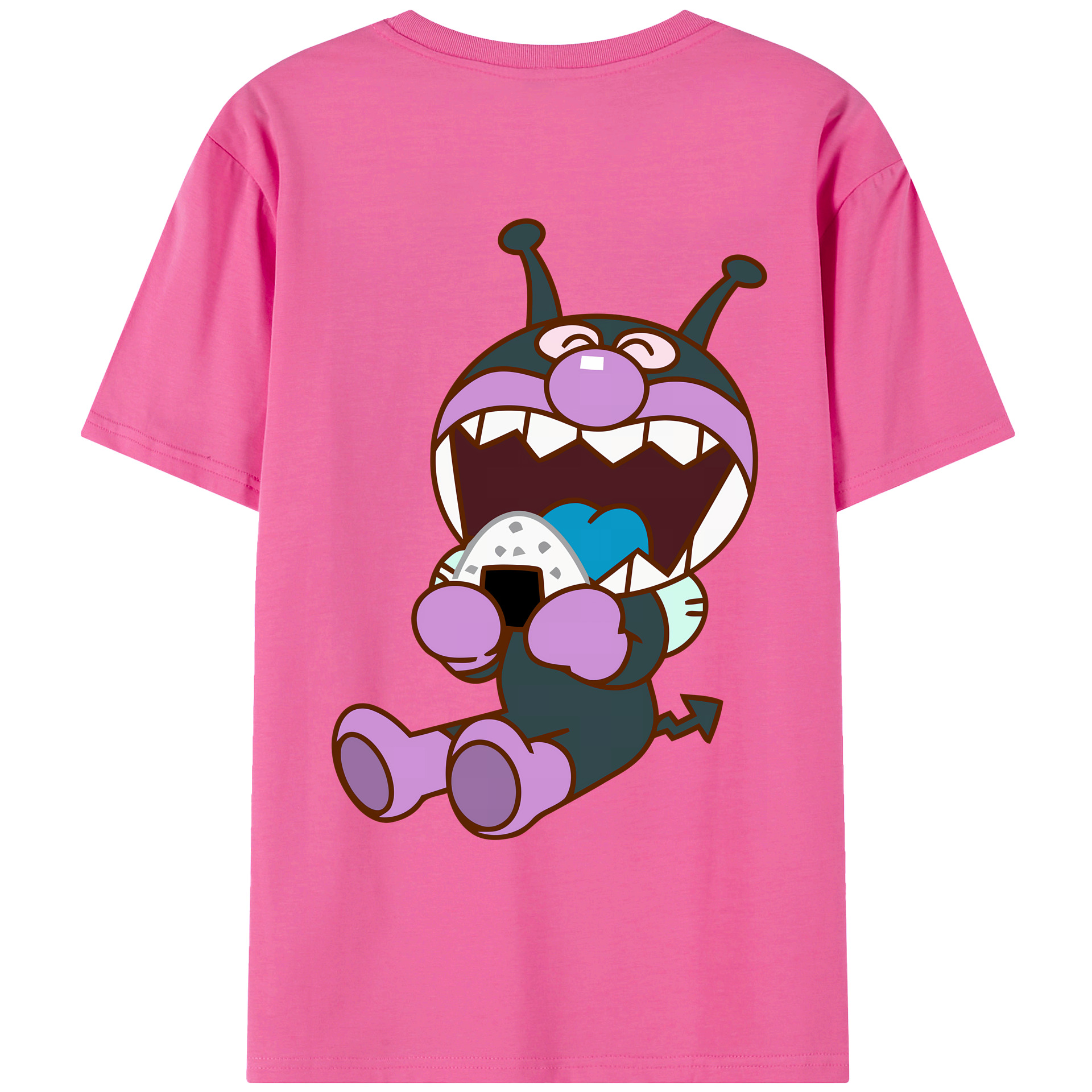 （画像用） アンパンマン Anpanman レディース半袖Tシャツ(バックプリント)